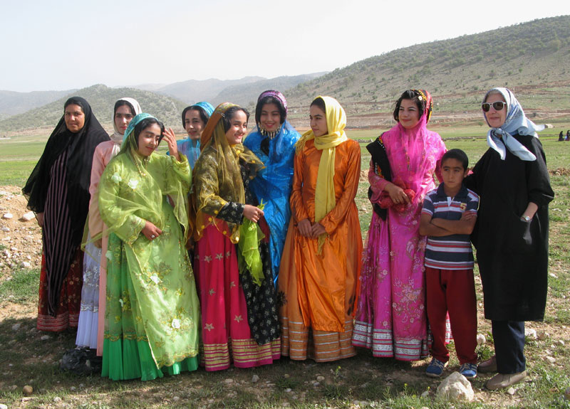 A visit with members of the nomadic Qashqai tribe, famous for their brilliant costumes. Photo credit: Devin Connolly