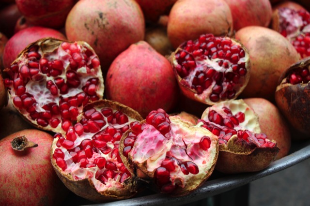 Pomegranates for Sale at a Market in the North of Iran. Photo credit: Jake Smith