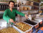 The specialties of an olive bar in Rudbar, Iran. Photo credit: Martin Klimenta