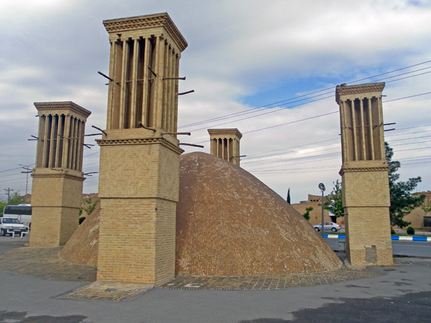 Windcatchers are based on an ancient design for natural ventilation. Photo credit: Martin Klimenta