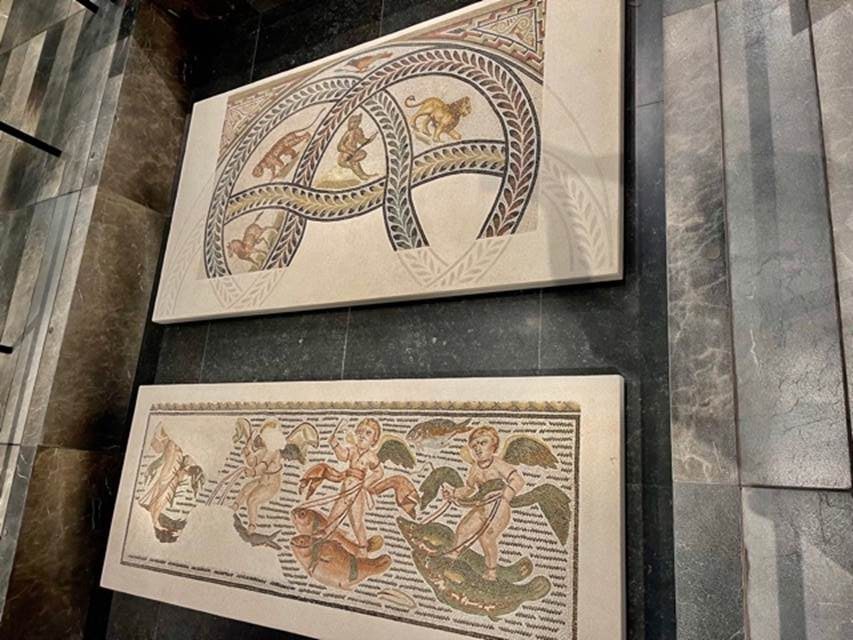 The Roman mosaics. Photo credit: Michel Behar