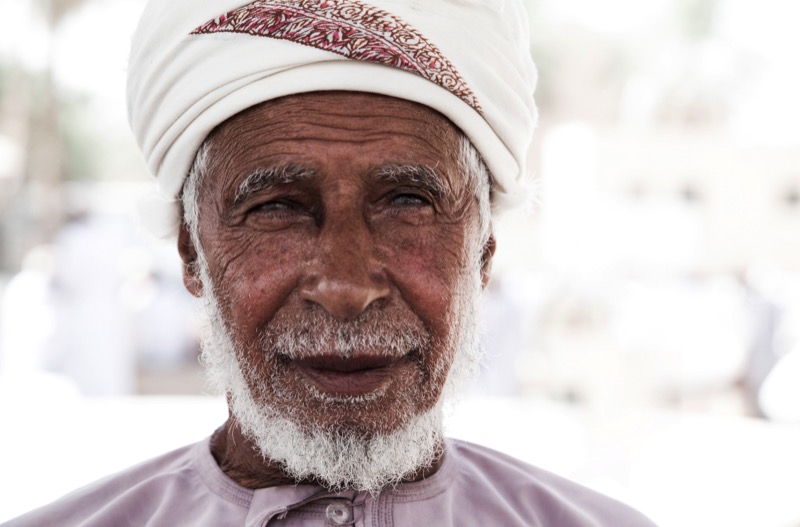 An Omani Man in Traditional Clothing.