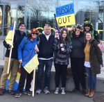 The family of MIR's Joanna Millick and MIR staff members past and present. Credit: Joanna Millick