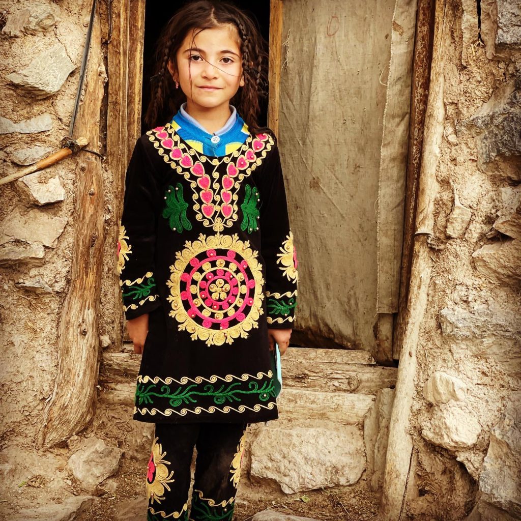 A Tajik girl in traditional clothing. Photo credit: Abdu Samadov