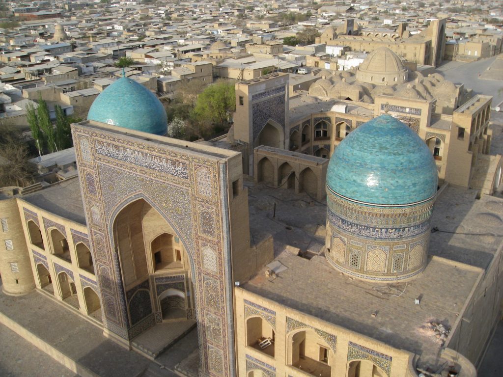 The Mir-i Arab Madrassa in Bukhara. Photo credit: Jake Smith