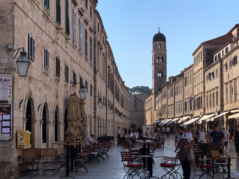 Dubrovnik main street Stradun. Photo credit: Gerald Smetana