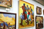 Art on display at the Savitsky Museum in Nukus.
