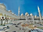 The Sheikh Zayed Grand Mosque in Abu Dhabi. Photo credit: Michel Behar