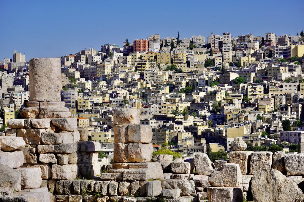 A view of Amman from the Amman Citadel.