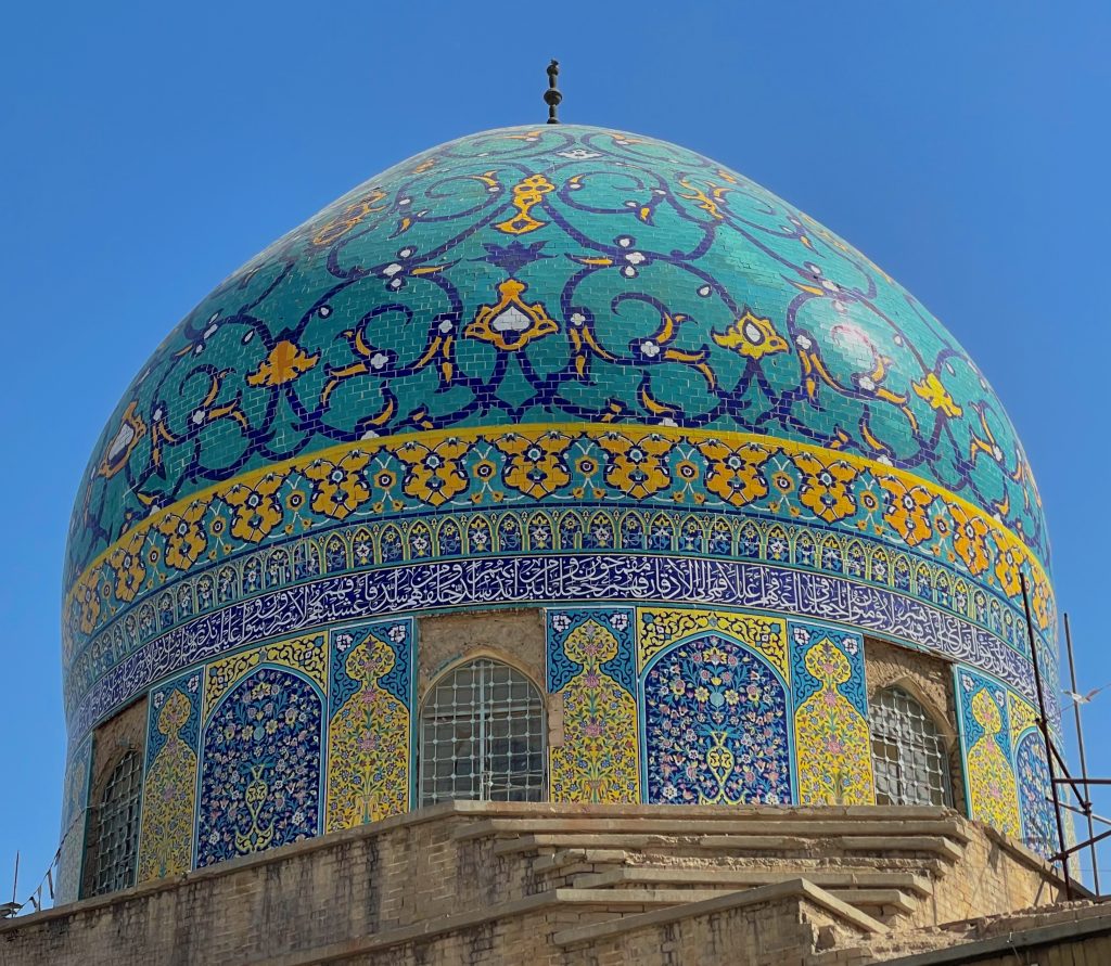 The Ottoman-era Haydar Khana Mosque in Baghdad.