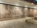 Bas relief carvings at the Iraq Museum in Baghdad.