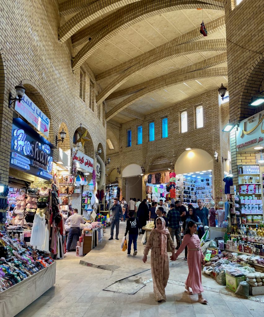 At the bazaar in Erbil.