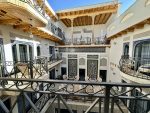 The inner courtyard of the Alexia Hotel in Bukhara.
