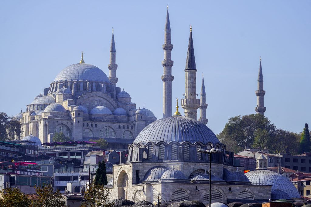 Some of the iconic mosques that make up Istanbul's skyline. Photo credit: Jake Smith