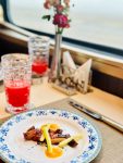 Food aboard the Silk Road Express. Photo credit: Golden Eagle Luxury Trains