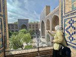 View in Samarkand. Photo credit: Michel Behar